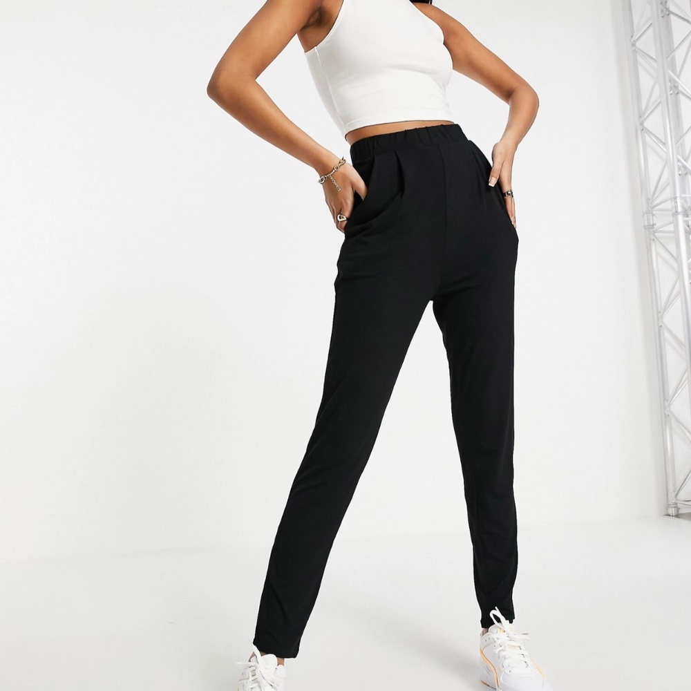 Black Jersey pants